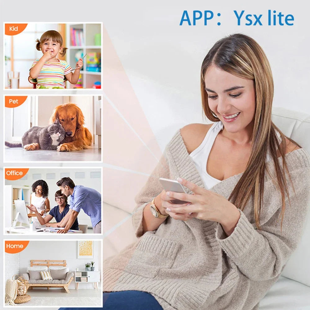 Mini Security Camera 1080P Night Vision WiFi