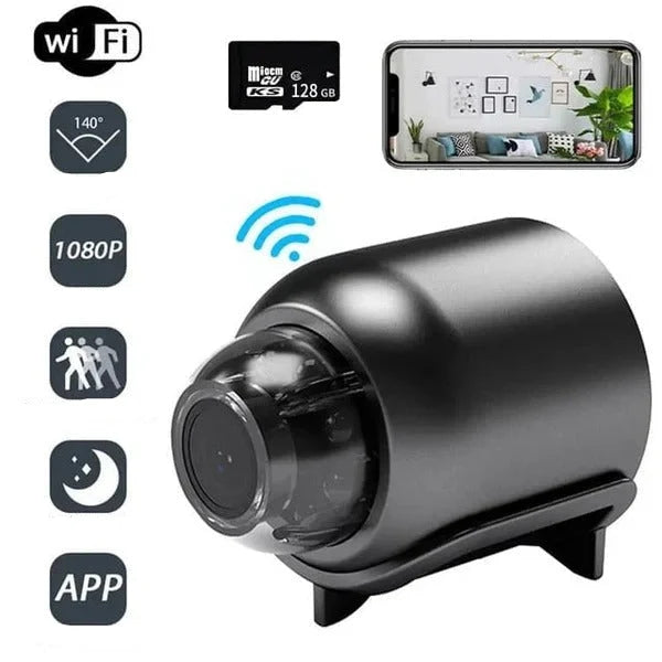 Mini Security Camera 1080P Wireless Night Vision Motion Detection