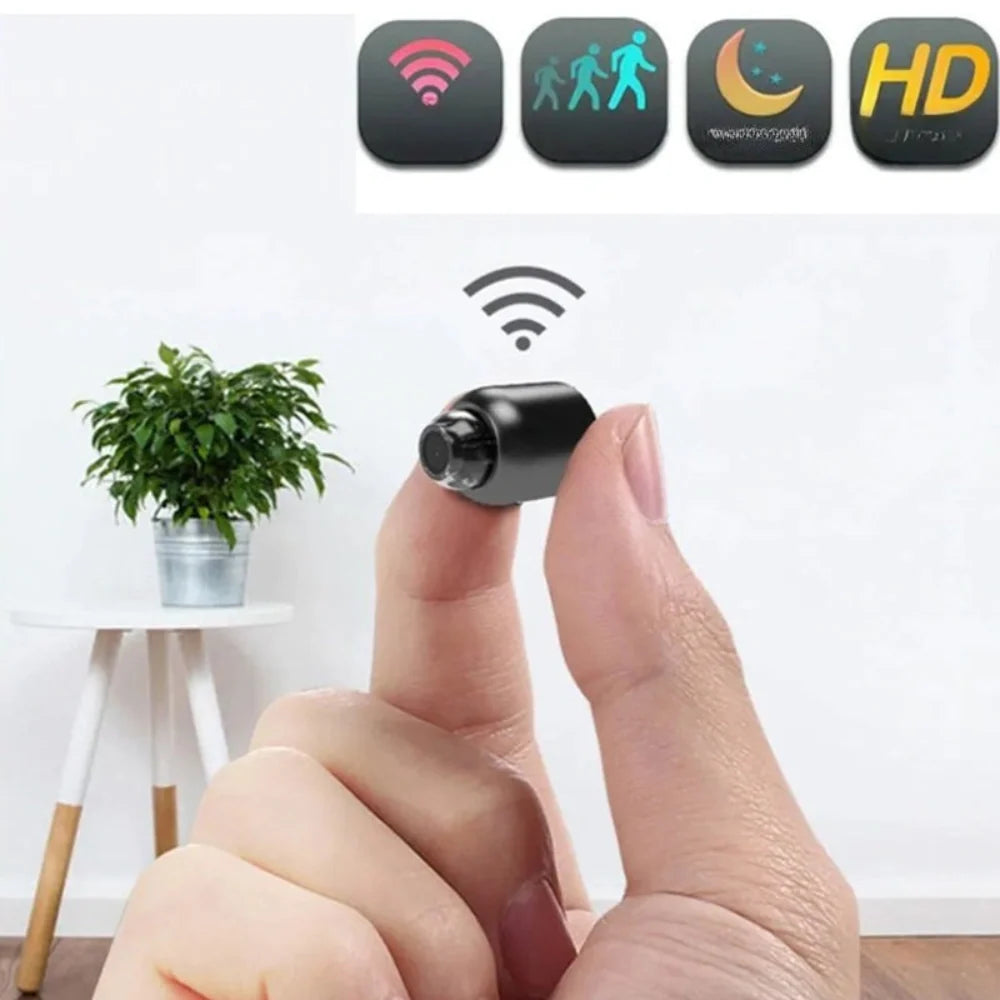 Mini Security Camera Full HD Night Vision Motion Alerts