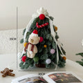 Mini Tabletop Tree 13.8 Inch Pom-Pom & Teddy Bear