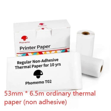 Mini Thermal Label Printer Inkless Bluetooth 1000mAh Battery