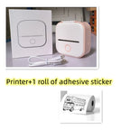 Mini Thermal Label Printer Inkless Bluetooth 1000mAh Battery