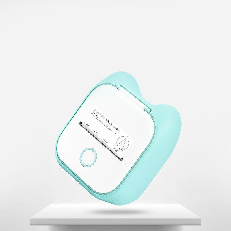 Mini Thermal Label Printer Inkless Bluetooth 1000mAh Battery