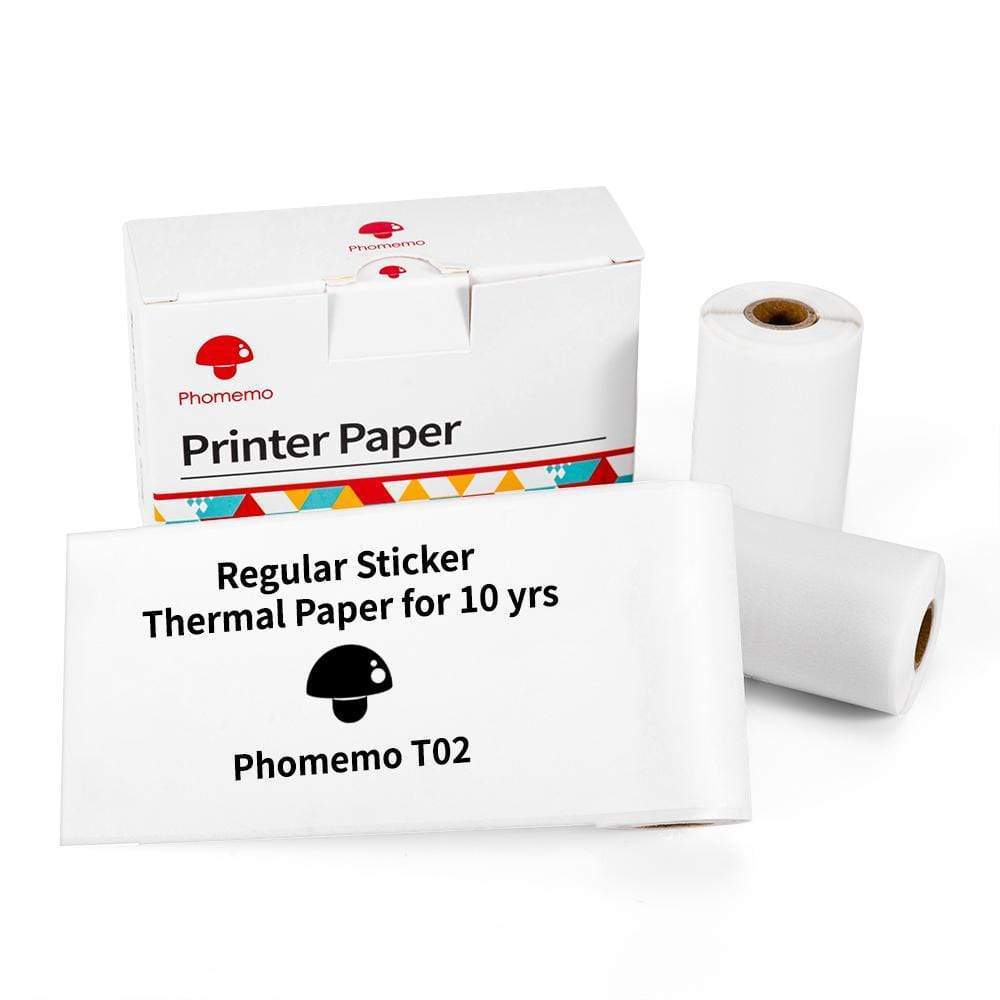 Mini Thermal Label Printer Inkless Bluetooth 1000mAh Battery