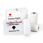 Mini Thermal Label Printer Inkless Bluetooth 1000mAh Battery