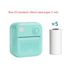 Mini Thermal Printer Bluetooth Ink-Free Portable