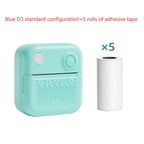 Mini Thermal Printer Bluetooth Ink-Free Portable