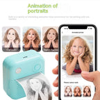 Mini Thermal Printer Bluetooth Ink-Free Portable