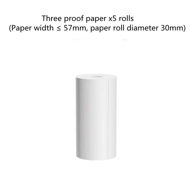 Mini Thermal Printer Bluetooth Ink-Free Portable