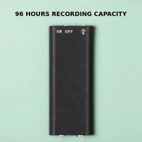 Mini Voice Recorder Voice-Activated & USB Rechargeable