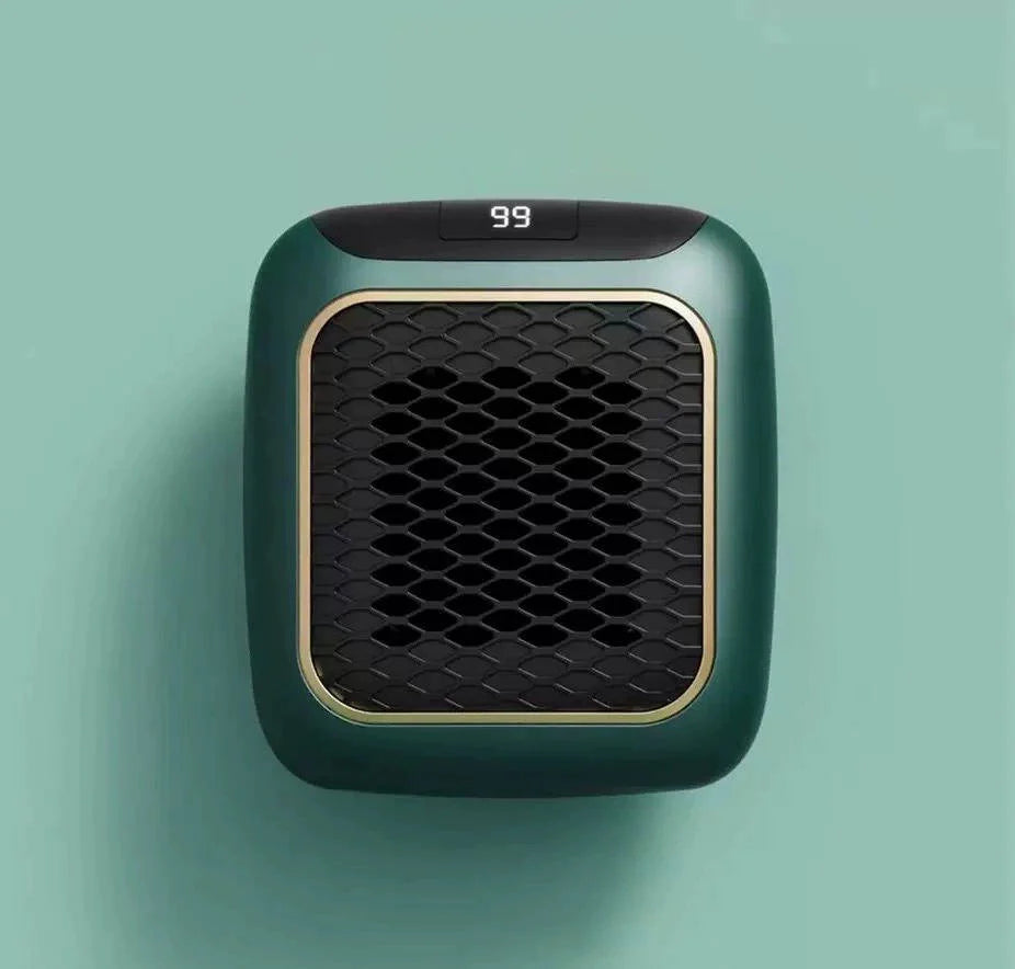Mini Wall Heater Ceramic Plug In Thermostat & Timer