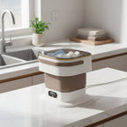 Mini Washing Machine Foldable Space-Saving Front Loading