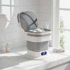 Mini Washing Machine Foldable Space-Saving Front Loading