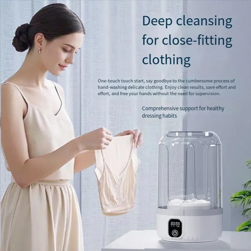 Mini Washing Machine USB Rechargeable & Wireless