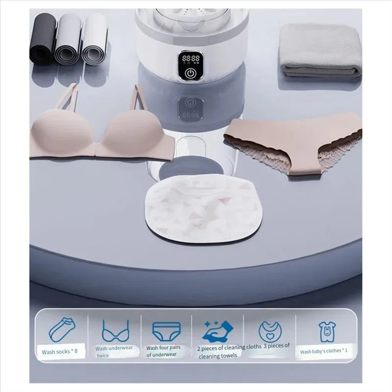 Mini Washing Machine USB Rechargeable & Wireless