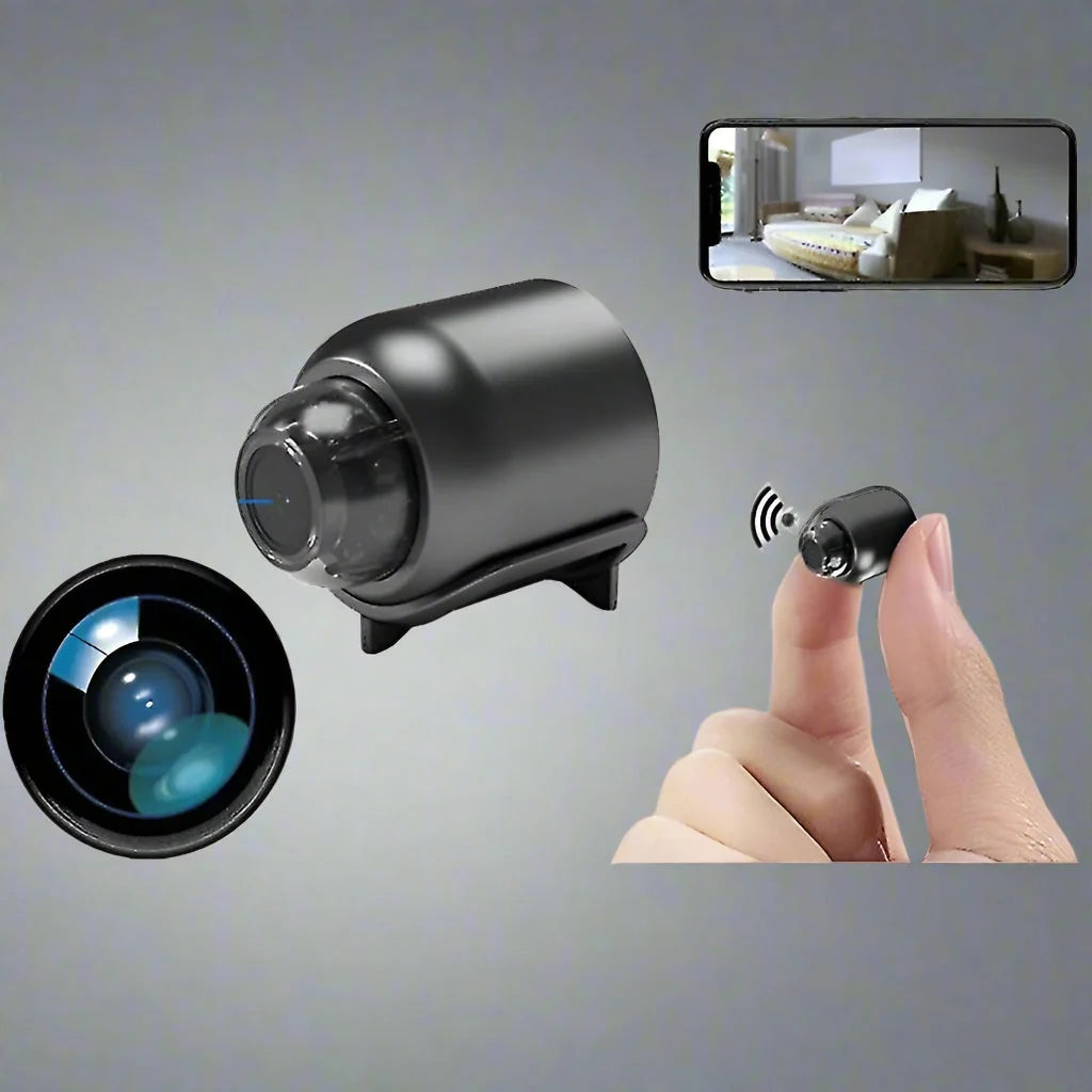 Mini WiFi Camera 1080P Night Vision & Motion Alerts