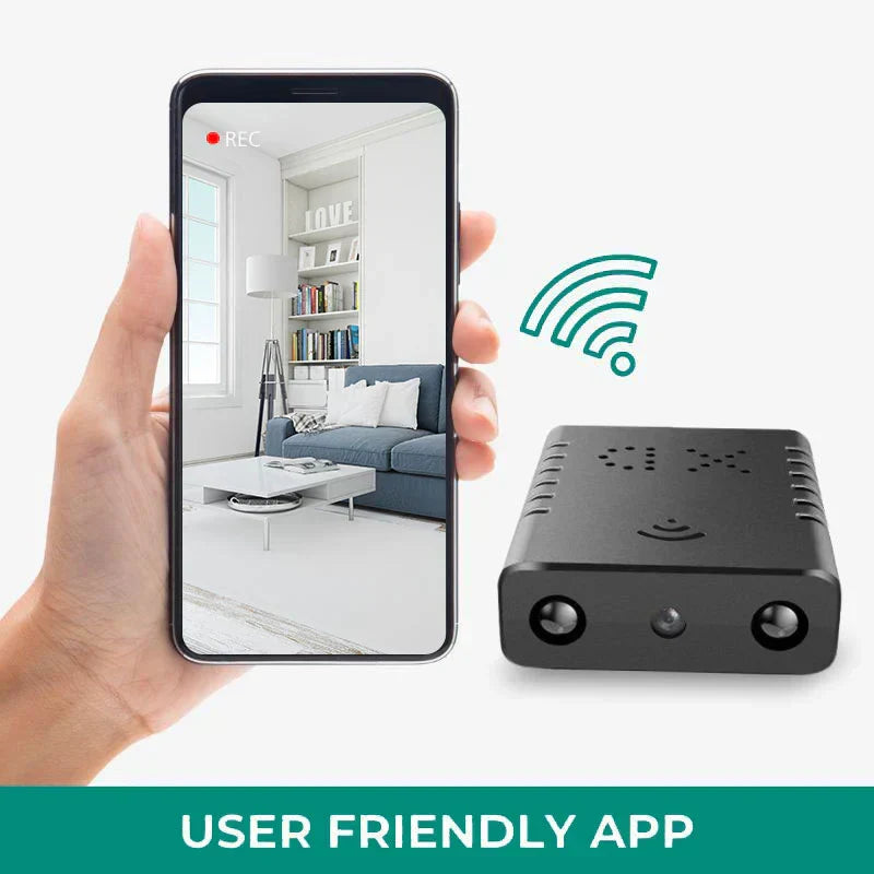 Mini WiFi Camera 1080P Night Vision & Motion Alerts
