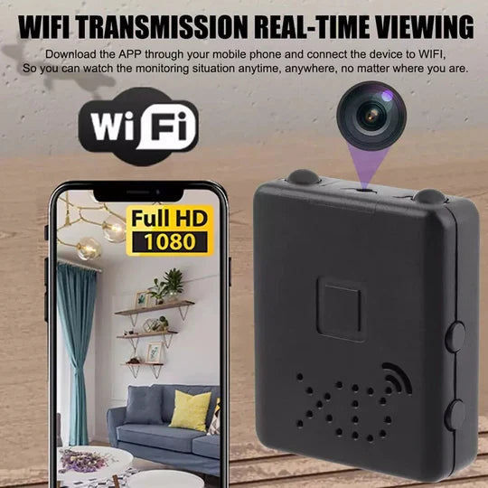 Mini WiFi Camera Compact 1080p HD Clear Audio