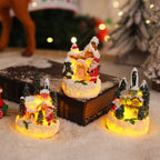 Miniature Snow Scene Light Handcrafted Soft LED No Batteries