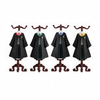 Miniature Wizard Figurine Molded Plastic Ornate Display Stand