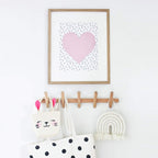 Minimalist Nordic Solid Wood Wall Coat Rack
