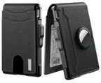 Minimalist Wallet RFID Blocking Aluminum & Leather