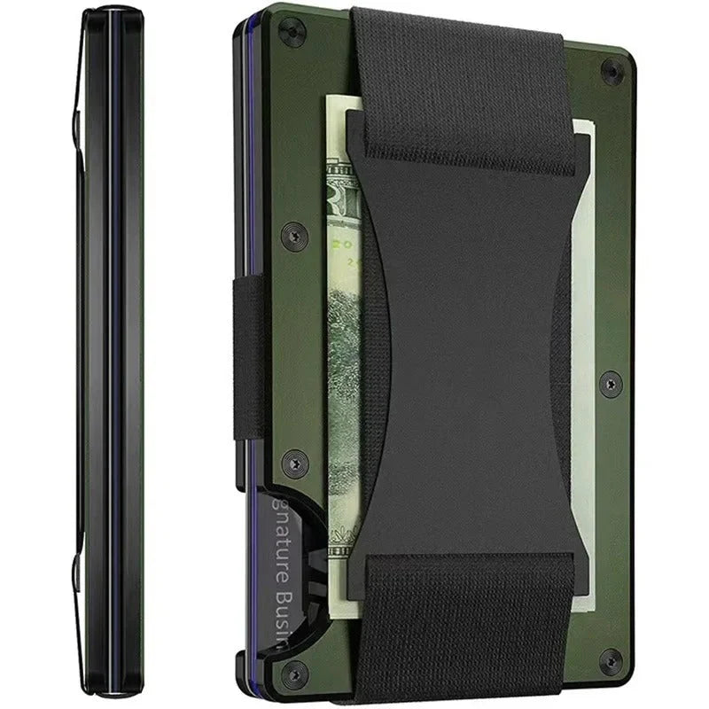 Minimalist Wallet Slim Titanium RFID-Blocking