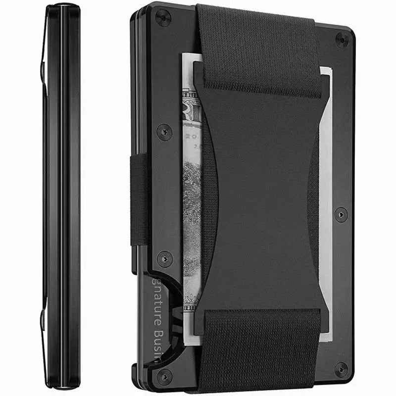 Minimalist Wallet Slim Titanium RFID-Blocking