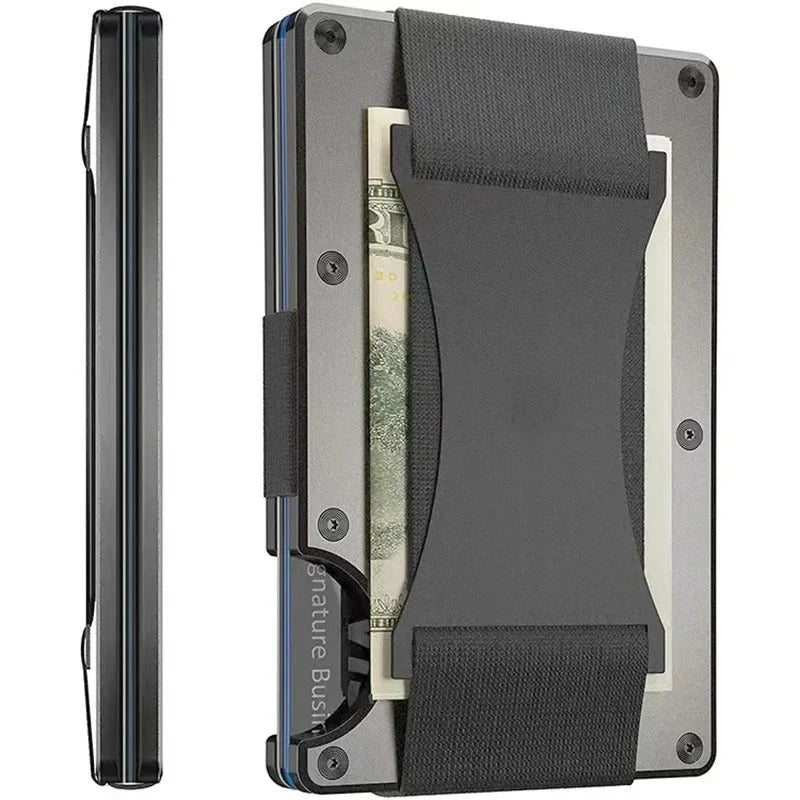 Minimalist Wallet Slim Titanium RFID-Blocking