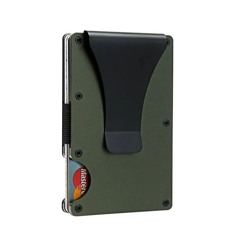 Minimalist Wallet Slim Titanium RFID-Blocking