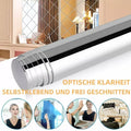 Mirror Film Shatterproof & Self-Adhesive High-Clarity PET