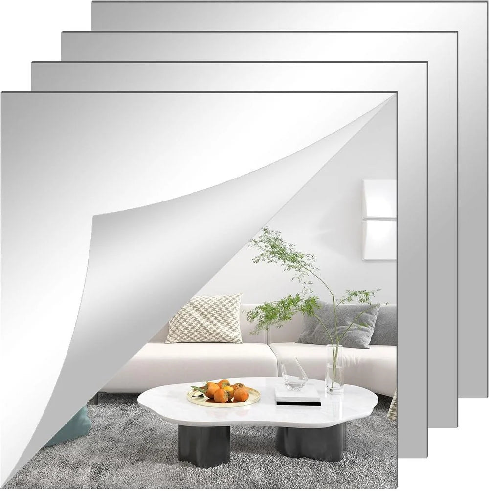 Mirror Film Shatterproof Self-Adhesive High-Gloss