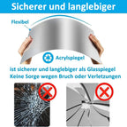 Mirror Film Shatterproof Self-Adhesive High-Gloss