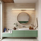 Mirror Light Walnut Wood High CRI Stepless Dimming
