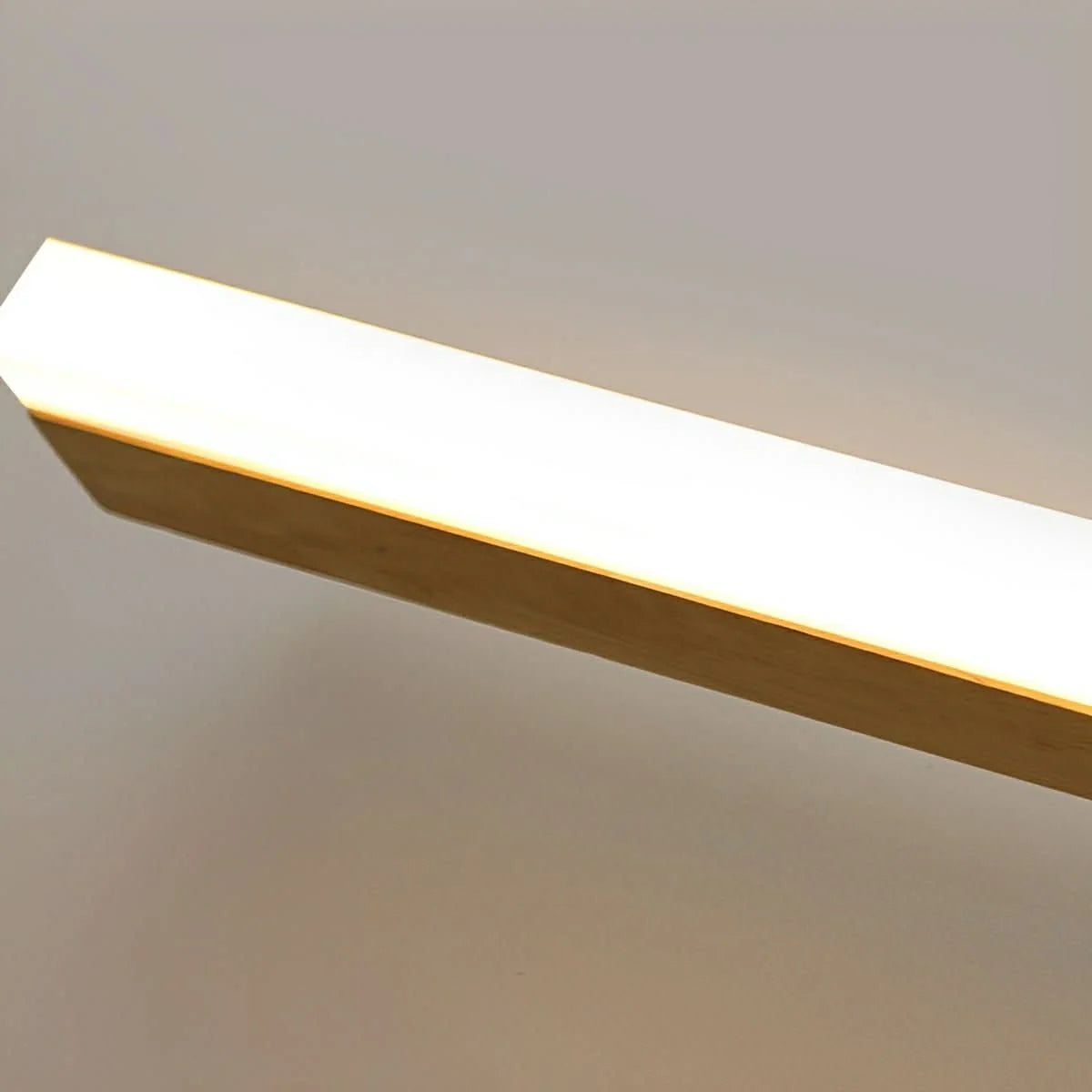 Mirror Light Walnut Wood High CRI Stepless Dimming