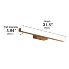 Mirror Light Walnut Wood High CRI Stepless Dimming