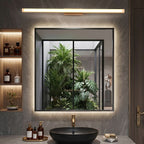 Mirror Light Walnut Wood High CRI Stepless Dimming