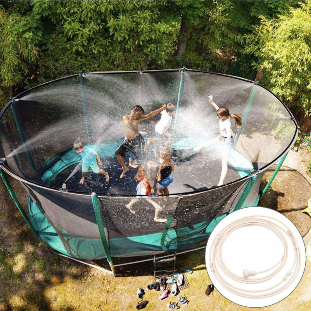 Misting Hose Dual Function Cooling & Irrigation