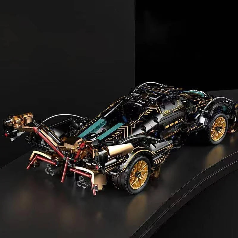 Model Car Building Set Working Steering & Four-Point Suspension