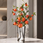Modern Ceramic Paper Bag Tabletop Vase