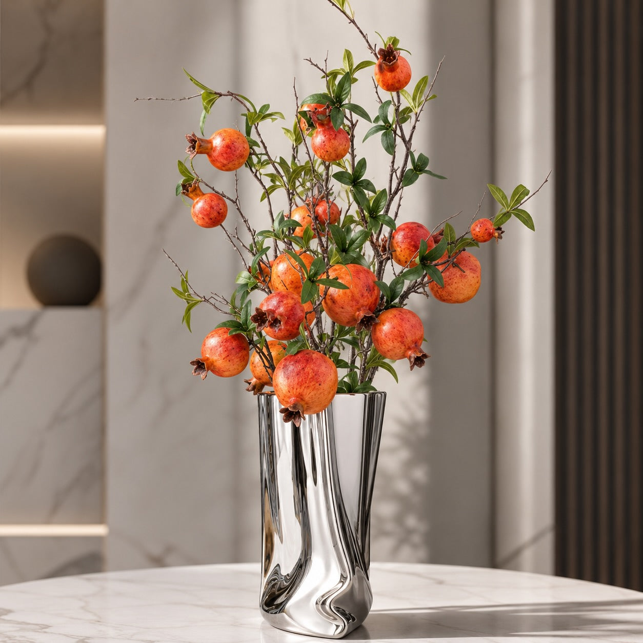 Modern Ceramic Paper Bag Tabletop Vase