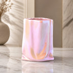 Modern Ceramic Paper Bag Tabletop Vase