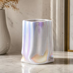 Modern Ceramic Paper Bag Tabletop Vase