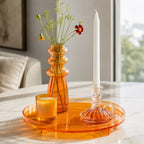 Modern Retro Food-Safe Acrylic Serving Tray (30cm)