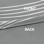 Modern Wave Microfiber Blackout Curtain Panel (Grommet Top)