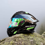 Modular Motorcycle Helmet Dual-Lens DOT & ECE Certified