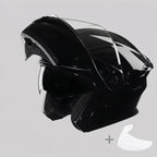 Modular Motorcycle Helmet Flip-Up & Dual Visor Comfort Fit
