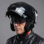 Modular Motorcycle Helmet Flip-Up & Dual Visor Comfort Fit