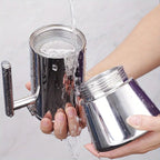 Moka Pot Stainless Steel Heat-Resistant Handle Induction & Dishwasher-Safe