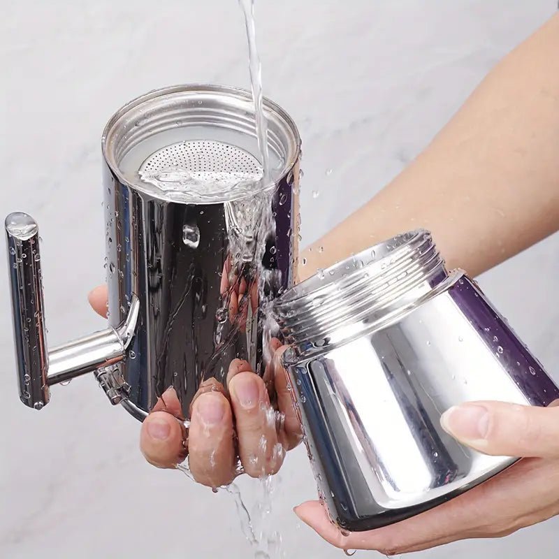 Moka Pot Stainless Steel Heat-Resistant Handle Induction & Dishwasher-Safe